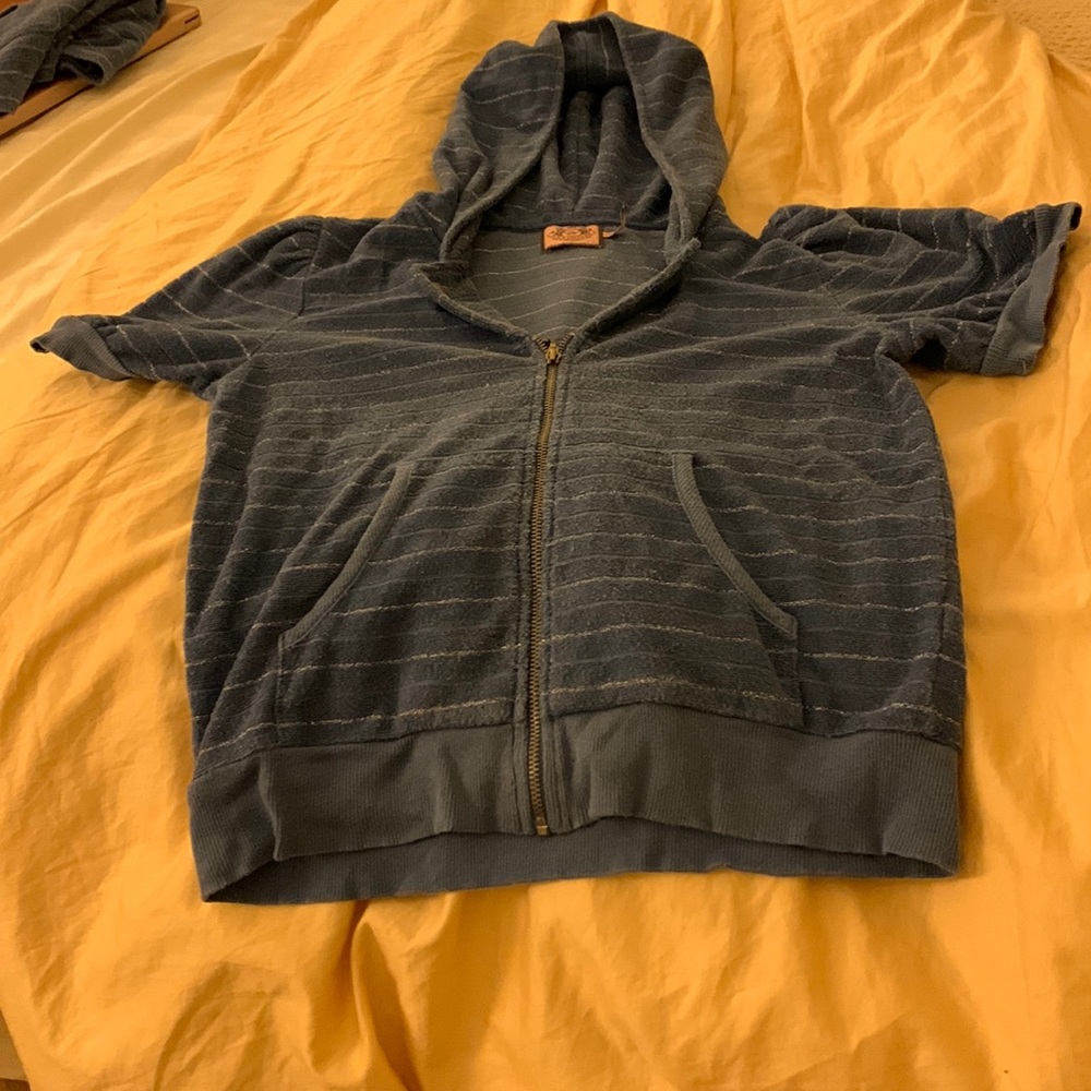 Juicy Couture Short Sleeve Zip Hoodie